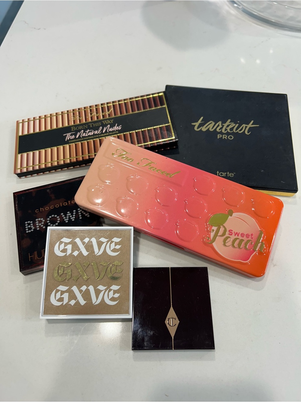 Mixed Eyeshadow Palette Lot — Neutral Shades